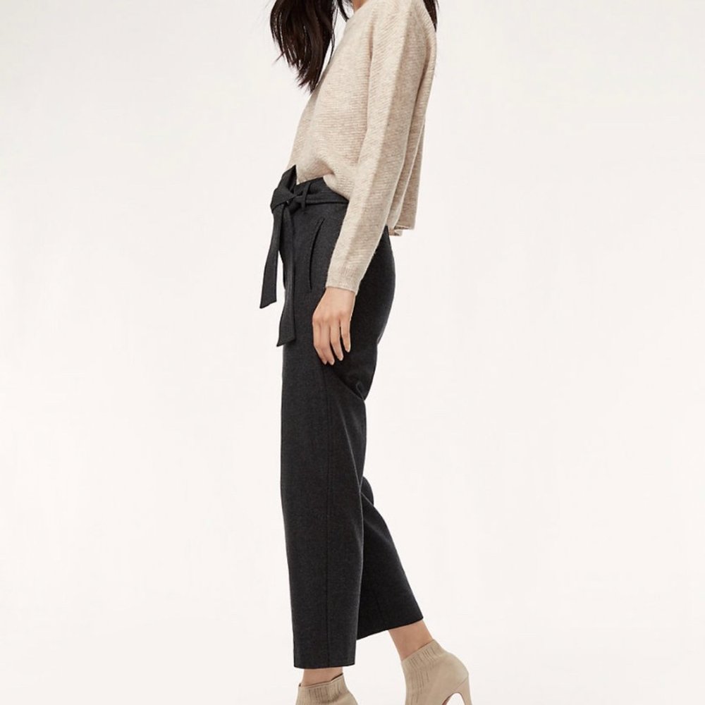 Aritzia Black Ankle Pants - Picture 2 of 9